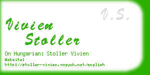 vivien stoller business card